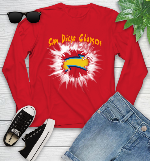 San Diego Chargers NFL Football Adoring Fan Rip Sports Youth Long Sleeve 11