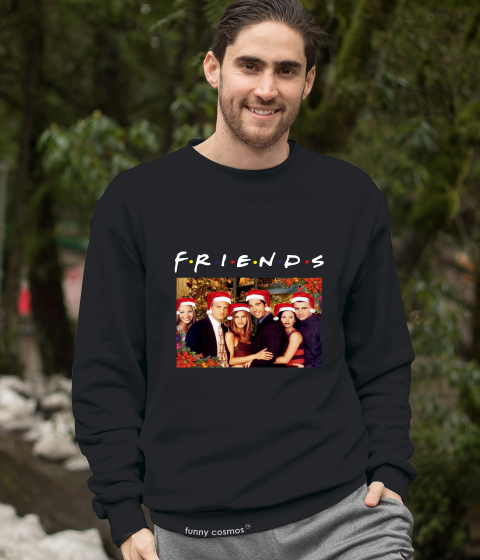 Friends TV Show T Shirt, Friends Characters Christmas T Shirt, Joey Ross Monica Phoebe Rachel Chandler Shirt, Christmas Gifts
