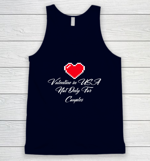 Saint Valentine In USA Not Only For Couples Lovers Tank Top 2