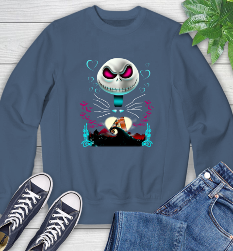 MLB Arizona Diamondbacks Jack Skellington Sally The Nightmare Before Christmas Baseball Sweatshirt 8
