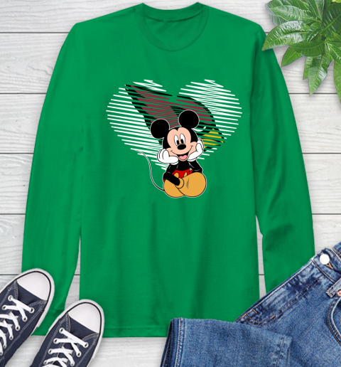NFL Arizona Cardinals The Heart Mickey Mouse Disney Football T Shirt_000 Long Sleeve T-Shirt 8