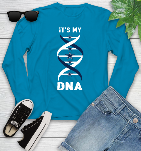 Dallas Cowboys NFL Football It's My DNA Sports Youth Long Sleeve 8
