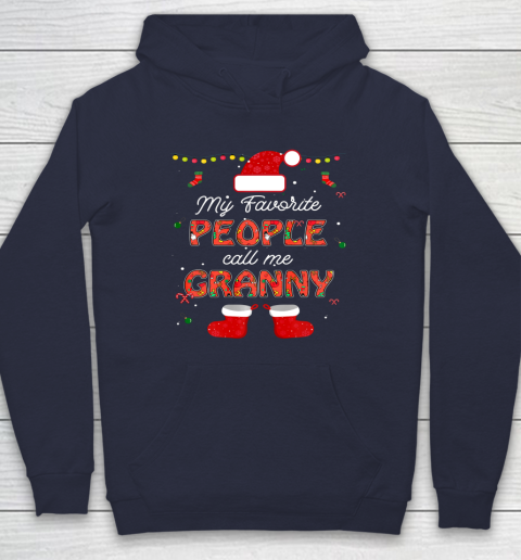My Favorite People Call Me Granny Thanksgiving Christmas Hoodie 2