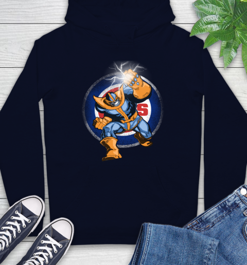 Chicago Cubs MLB Baseball Thanos Avengers Infinity War Marvel Hoodie 3