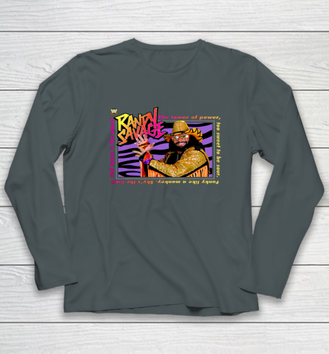 Macho Man WWE Vintage Framed Long Sleeve T-Shirt 4