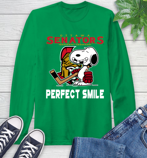NHL New York Rangers Snoopy Perfect Smile The Peanuts Movie Hockey T Shirt Long Sleeve T-Shirt 8