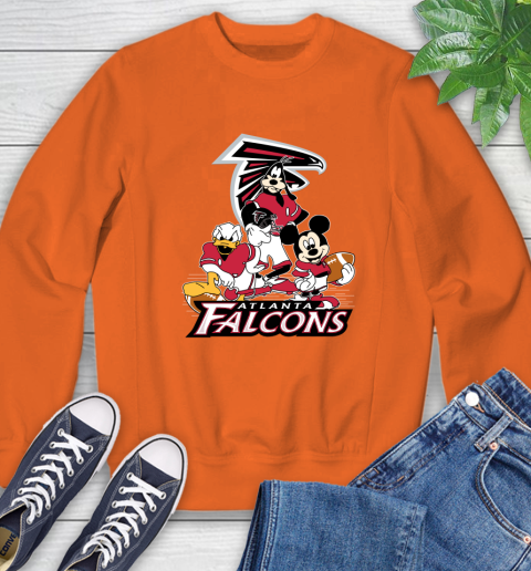 NFL Atlanta Falcons Mickey Mouse Donald Duck Goofy Football Shirt Sweatshirt 3