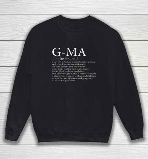 G Ma Definition Grandma Mother's Day Sweatshirt