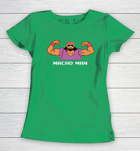 WWE Macho Man 8 Bit Women's T-Shirt 12