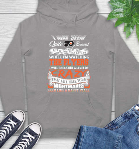 Philadelphia Flyers NHL Hockey Don't Mess With Me While I'm Watching My Team Hoodie 6