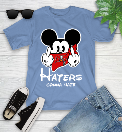 NFL Tampa Bay Buccaneers Haters Gonna Hate Mickey Mouse Disney Football T Shirt_000 Youth T-Shirt 15