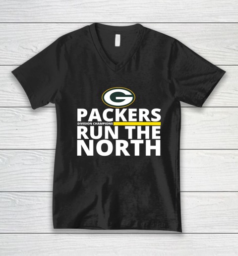 Packers Run The North Shirt V-Neck T-Shirt