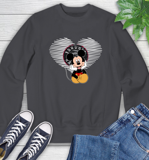 NBA Toronto Raptors The Heart Mickey Mouse Disney Basketball Sweatshirt 6