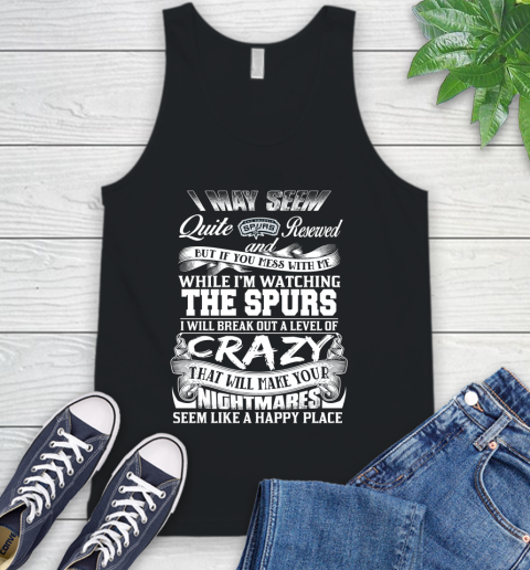 San Antonio Spurs NBA Basketball Don't Mess With Me While I'm Watching My Team Tank Top