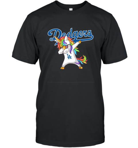 Los Angeles Dodgers Unicorn Dabbing Baseball Sports Shirts T-Shirt