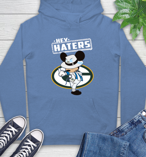 NFL Hey Haters Mickey Football Sports Green Bay Packers Hoodie 11