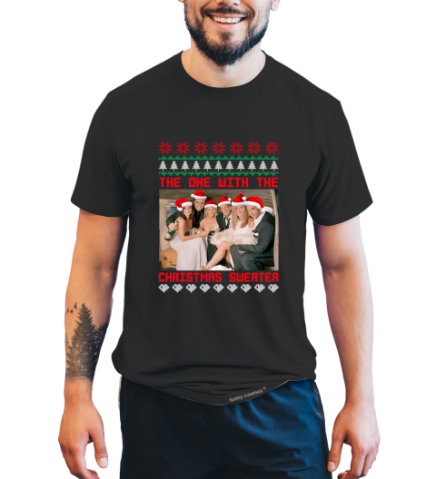 Friends TV Show Ugly Sweater Shirt, Friends Shirt, Friends Characters T Shirt, The One With The Christmas Sweater Tshirt, Christmas Gifts