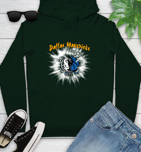 Dallas Mavericks NBA Basketball Rip Sports Youth Hoodie 14