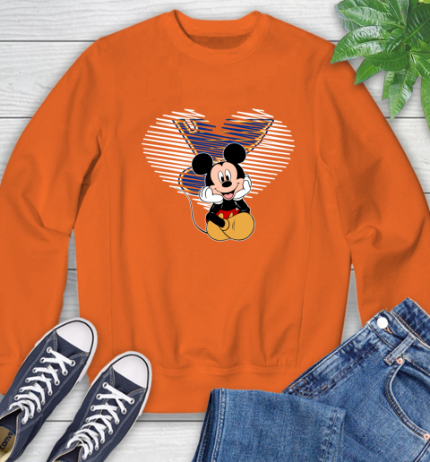 NHL St.Louis Blues The Heart Mickey Mouse Disney Hockey Sweatshirt 3