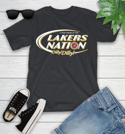 NBA A True Friend Of The Los Angeles Lakers Dilly Dilly Basketball Sports Youth T-Shirt