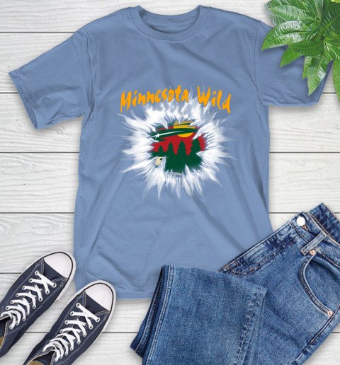 Minnesota Wild NHL Hockey Adoring Fan Rip Sports T-Shirt 12