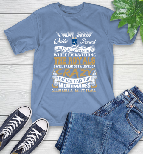 Kansas City Royals MLB Baseball Don't Mess With Me While I'm Watching My Team T-Shirt 12
