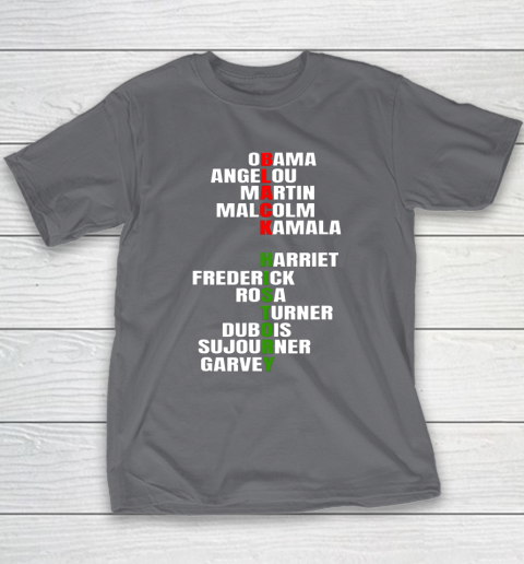 Obama Angelou Inspirational African Black History Month Youth T-Shirt 5