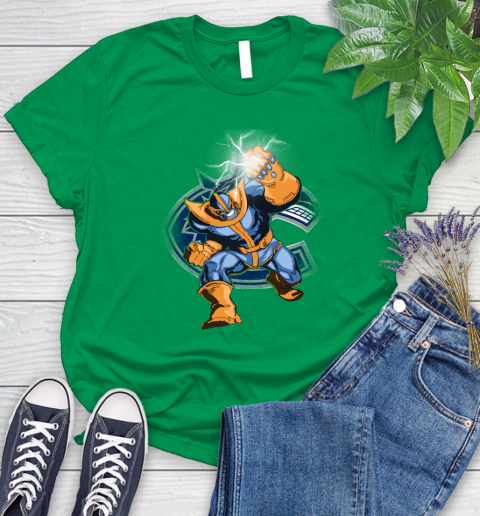 Vancouver Canucks NHL Hockey Thanos Avengers Infinity War Marvel Women's T-Shirt 9