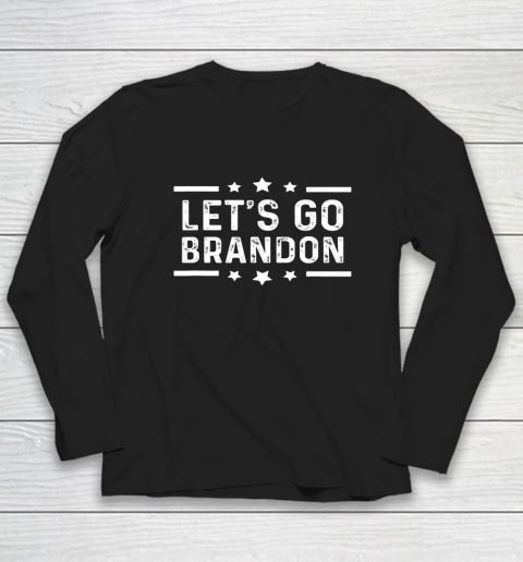 Let's Go Brandon Joe Biden Funny Trendy Sarcastic Long Sleeve T-Shirt