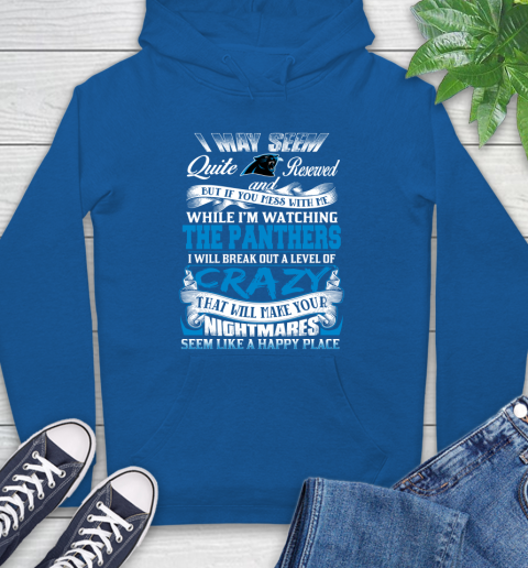 Carolina Panthers NFL Football Don't Mess With Me While I'm Watching My Team Hoodie 9