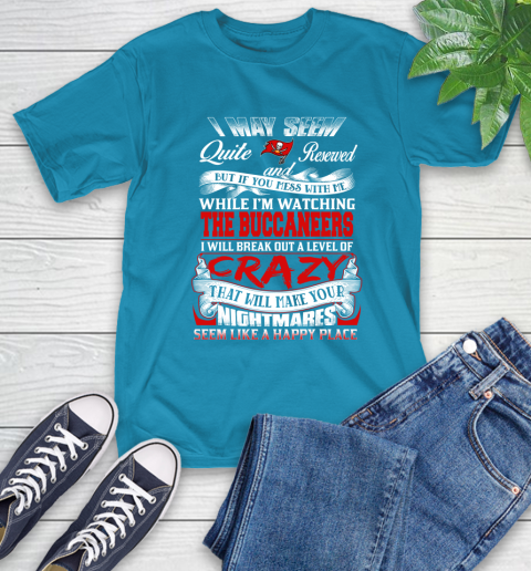 Tampa Bay Buccaneers NFL Football Don't Mess With Me While I'm Watching My Team T-Shirt 9