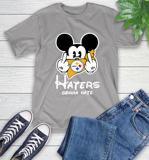 NFL Pittsburgh Steelers Haters Gonna Hate Mickey Mouse Disney Football T Shirt_000 T-Shirt 6