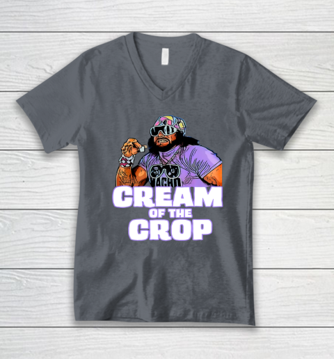 Macho Man Cream Of The Crop Funny Meme WWE V-Neck T-Shirt 9