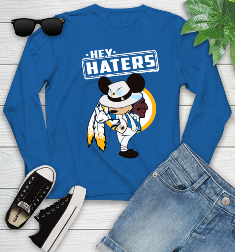 NFL Hey Haters Mickey Football Sports Washington Redskins Youth Long Sleeve 10