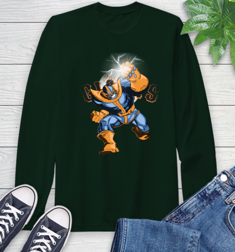 San Francisco Giants MLB Baseball Thanos Avengers Infinity War Marvel Long Sleeve T-Shirt 7