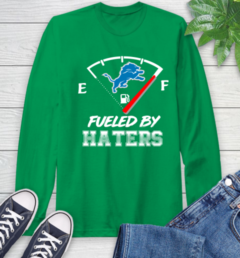 Detroit Lions NFL Football Fueled By Haters Sports Long Sleeve T-Shirt 8