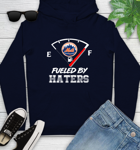 New York Mets MLB Baseball Fueled By Haters Sports Youth Hoodie 3