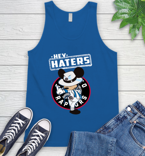 NBA Hey Haters Mickey Basketball Sports Toronto Raptors Tank Top 4