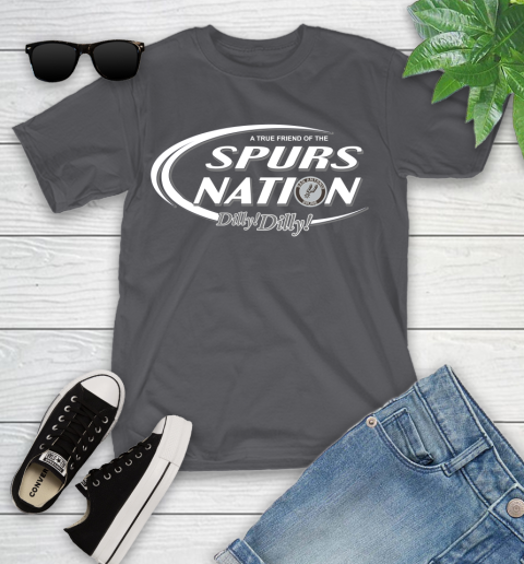 NBA A True Friend Of The San Antonio Spurs Dilly Dilly Basketball Sports Youth T-Shirt 6