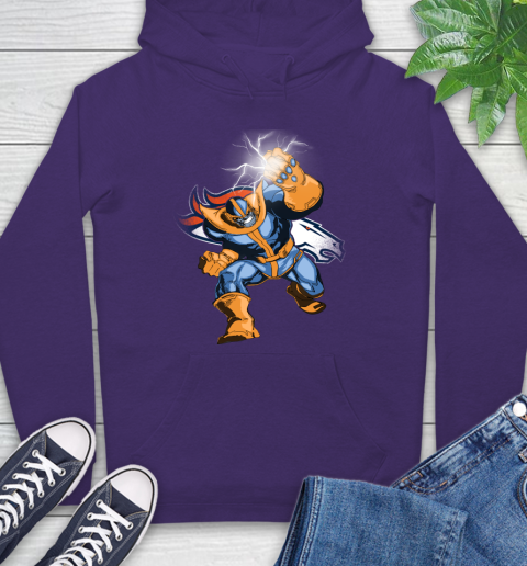 Denver Broncos NFL Football Thanos Avengers Infinity War Marvel Hoodie 5