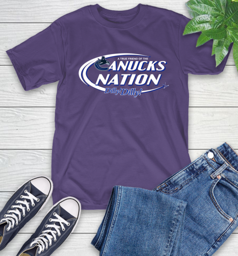 NHL A True Friend Of The Vancouver Canucks Dilly Dilly Hockey Sports T-Shirt 5