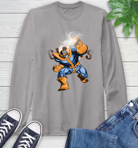 San Francisco Giants MLB Baseball Thanos Avengers Infinity War Marvel Long Sleeve T-Shirt 6