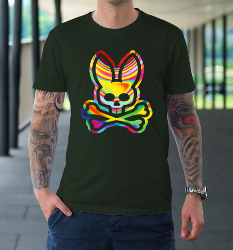 Psychedelic Bunny Psycho Bunny T-Shirt