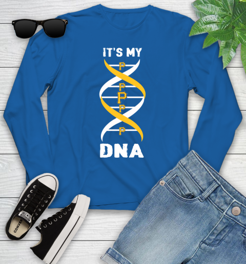 Pittsburgh Pirates MLB Baseball It's My DNA Sports Youth Long Sleeve 10