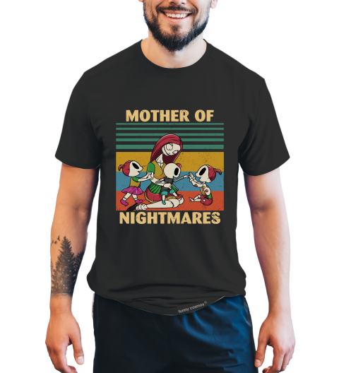 Nightmare Before Christmas Vintage T Shirt, Mother Of Nightmares Tshirt, Sally T Shirt, Mother's Day Gifts, Halloween Gifts