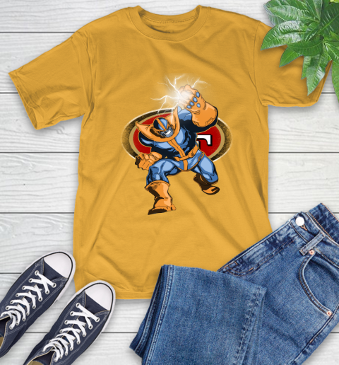 San Francisco 49ers NFL Football Thanos Avengers Infinity War Marvel T-Shirt 2