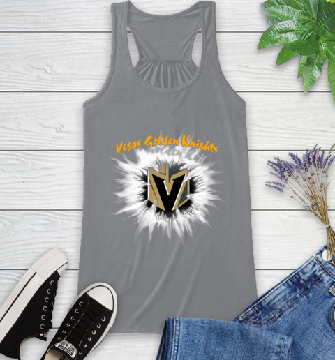 Vegas Golden Knights NHL Hockey Adoring Fan Rip Sports Racerback Tank 4