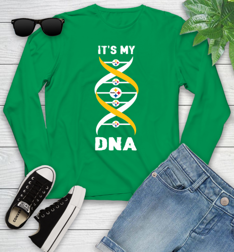 Pittsburgh Steelers NFL Football It's My DNA Sports Youth Long Sleeve 7