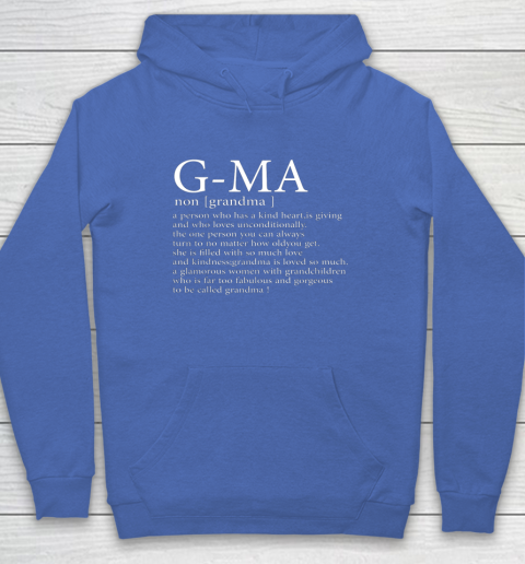 G Ma Definition Grandma Mother's Day Hoodie 5