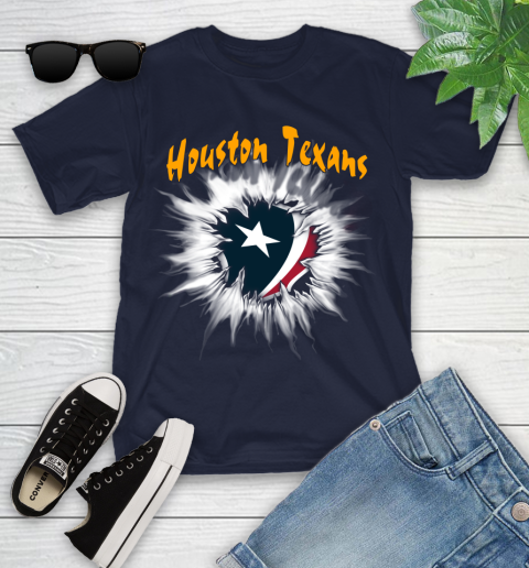 Houston Texans NFL Football Adoring Fan Rip Sports Youth T Shirt